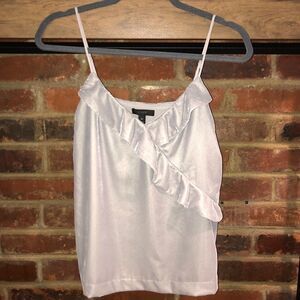 NWT J Crew Velvet Ruffle Tank Top - Sz 00